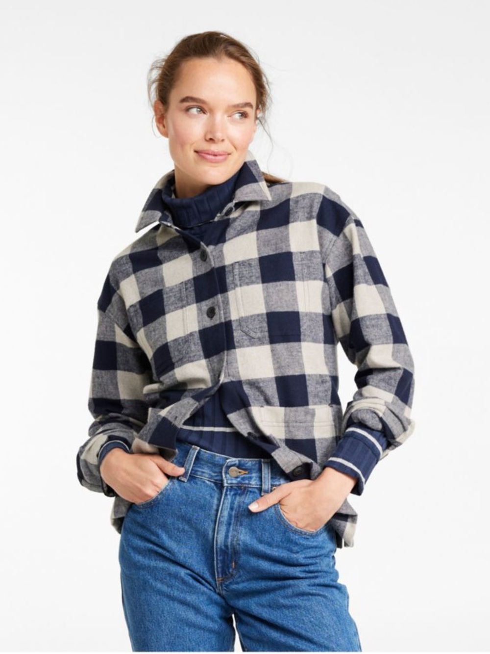 Women's Signature Chamois Shirt-Jacket, Pattern
